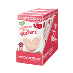Kiddylicious Mini Waffers - Strawberry 6m+