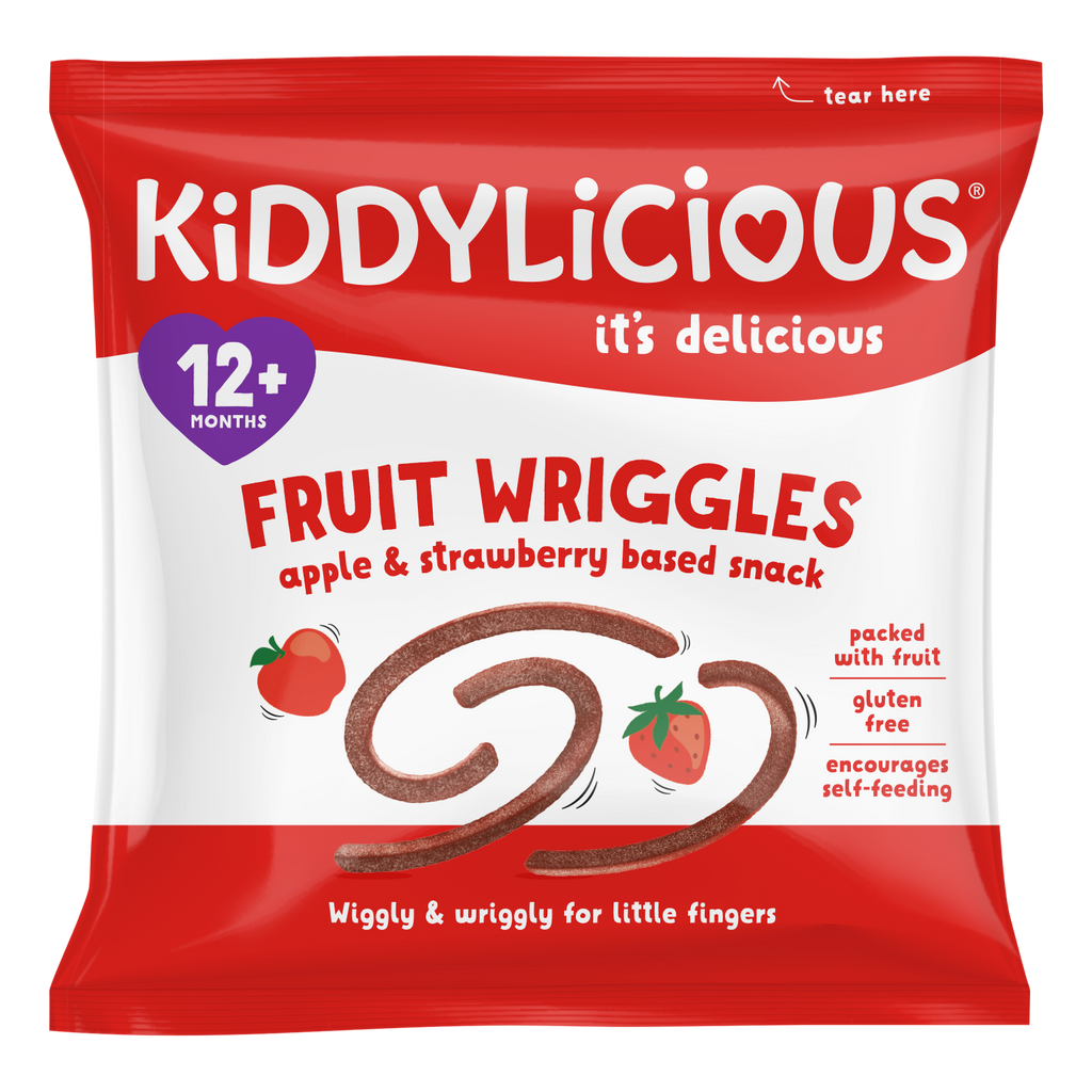 Kiddylicious Strawberry Wriggles 12m+