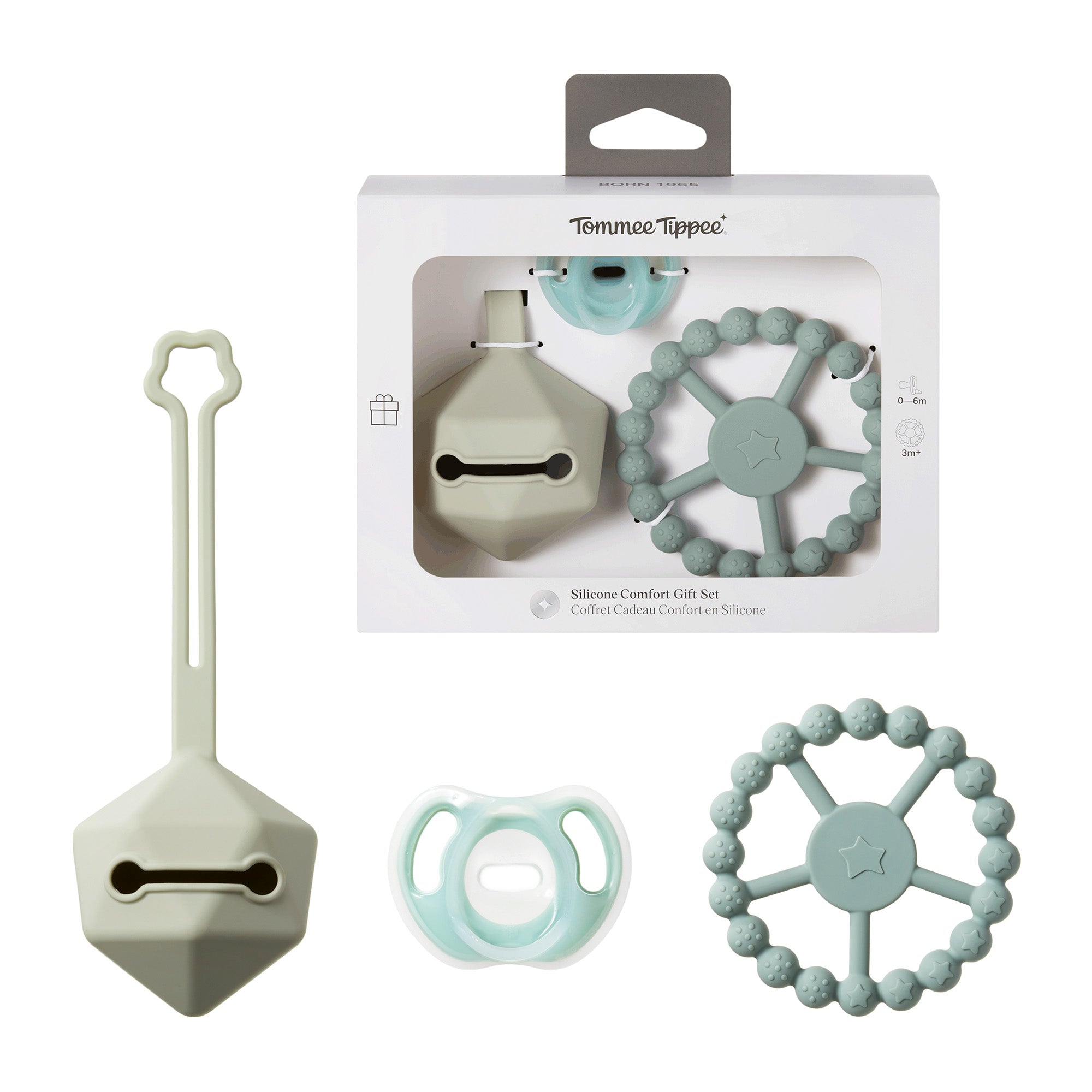 Tommee Tippee Silicone Comfort Gift Set - Green