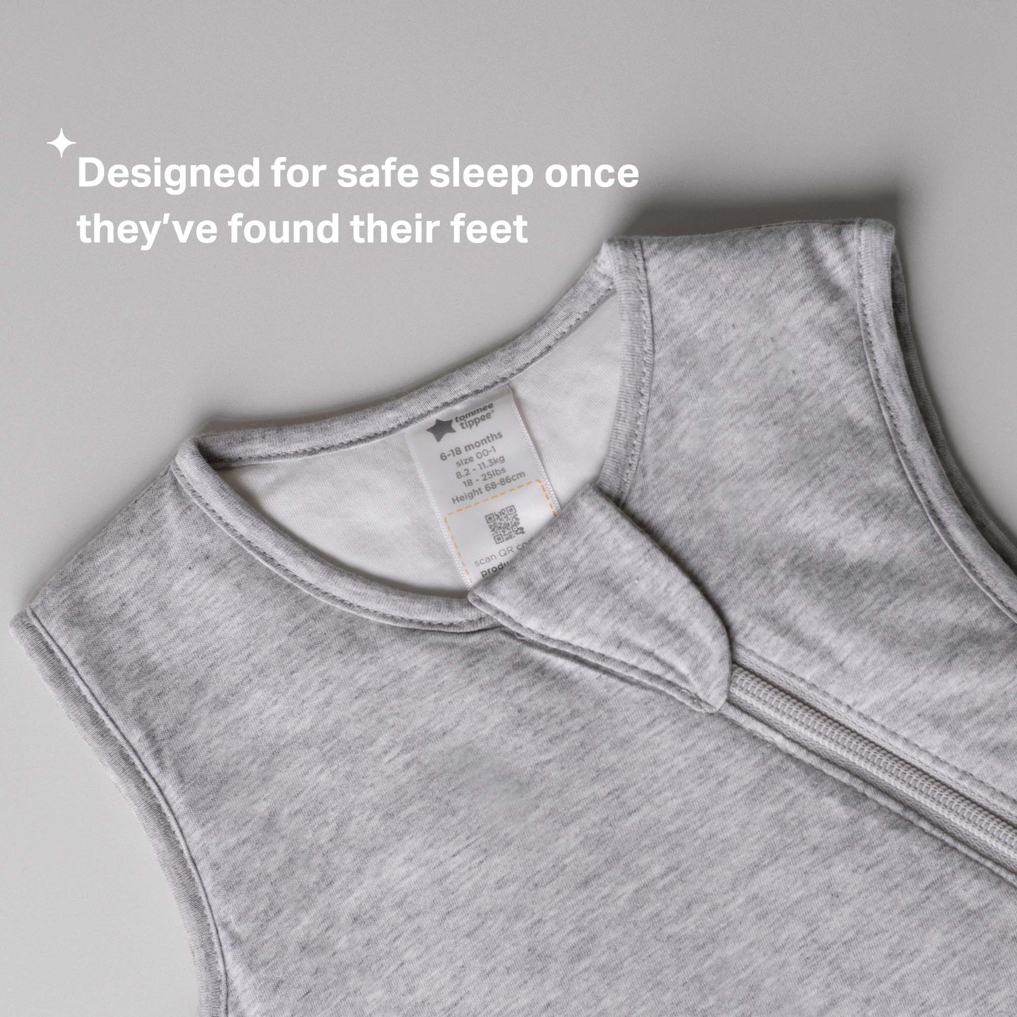 Tommee Tippee The Original Grobag Sky Grey Marl Steppee