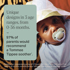 Tommee Tippee Ultimate Fit Decorated Soother 6-18m Boy - Brown