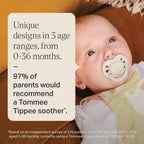 Tommee Tippee Ultimate Fit Decorated Soother 0-6m Boy - Yellow