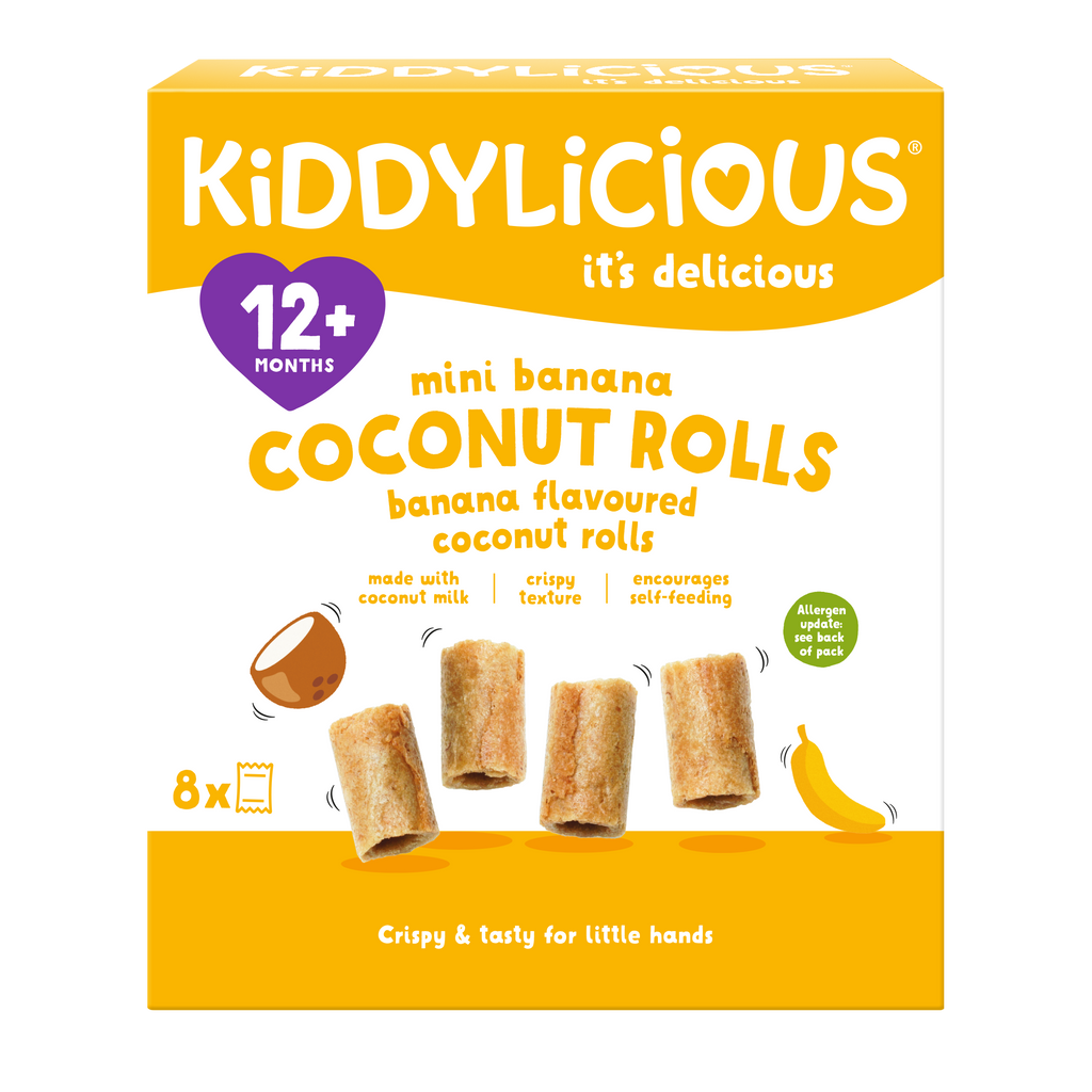 Kiddylicious Mini Banana Coconut Rolls 12m+