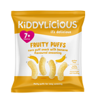Kiddylicious Fruity Puffs - Banana 7m+