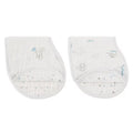 Aden + Anais Cotton Muslin Burpy Bibs 2pk - Night Sky Reverie