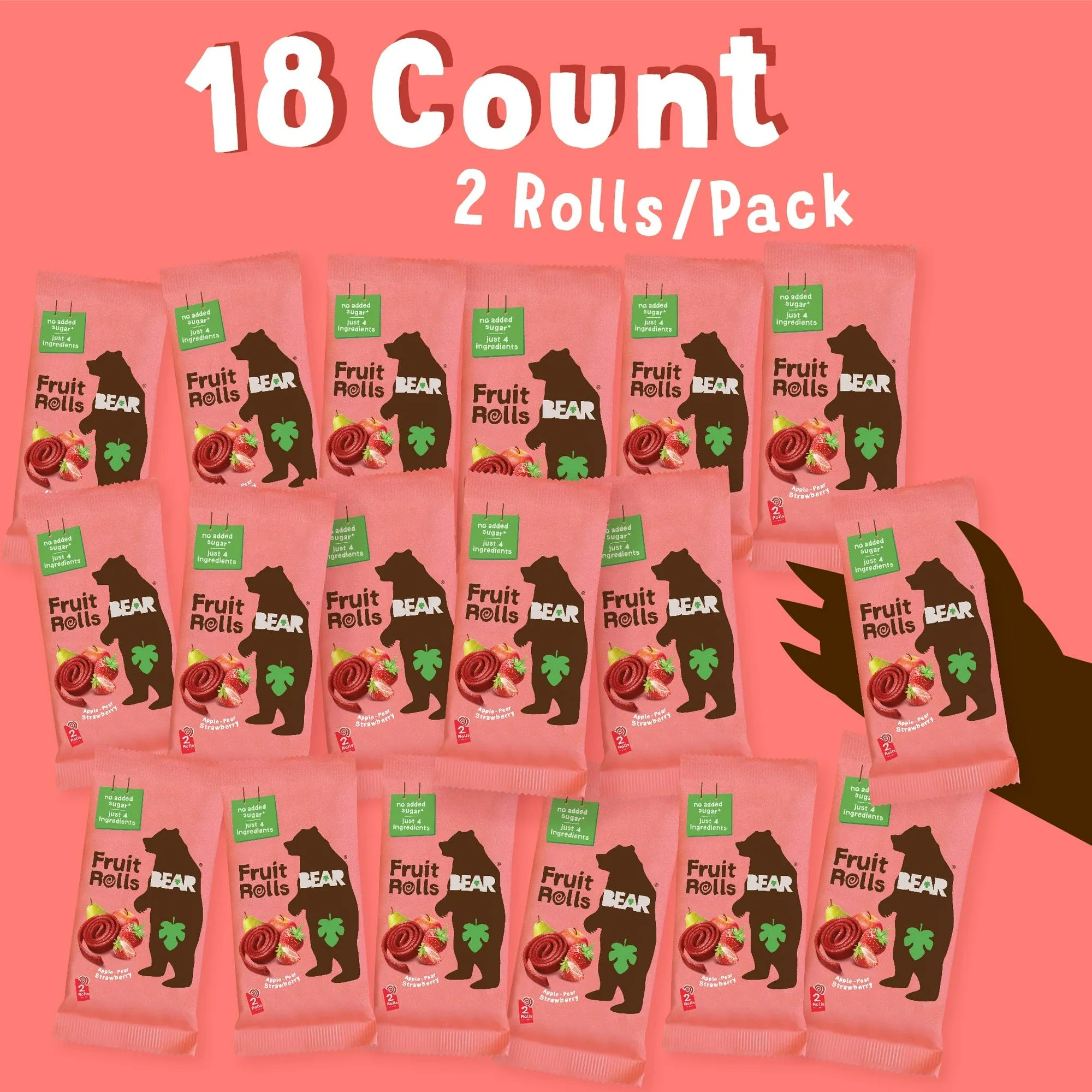Bear Strawberry Fruit Rolls