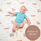 Aden & Anais Cotton Muslin Blanket - Gone Fishing
