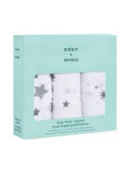 Aden 7 Anais Cotton Muslin Musy Squares 3pk - Twinkle